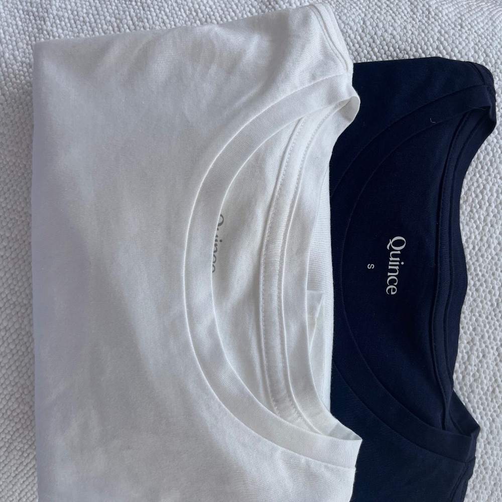 Bundle of 2 Quince Short Sleeve Tees Size S - NWOT